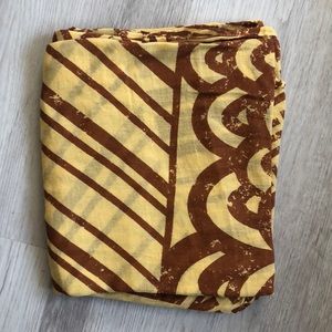 Kealopiko yellow/ brown pareo- NWOT